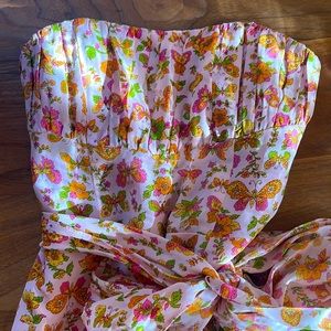 Vintage Nanette Lepore butterfly dress size 0